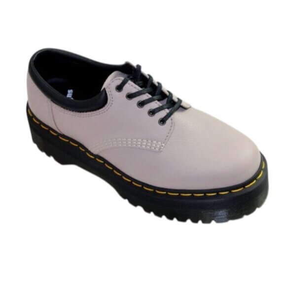 Dr. Martens 8053 Quad Retro Vintage Taupe Platform Derby Oxfords Size 10